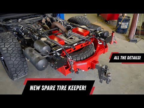 NEW Spare Tire Keeper for 2023+ Ford Super Duty pickups with Jeff Kelderman!