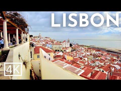 IMPRESSIONANTE Lisboa ALFAMA - Santa Luzia e Miradouros das Portas do Sol