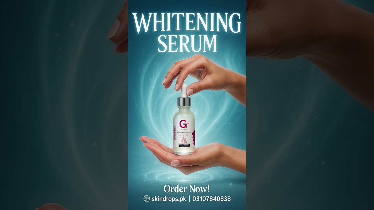 Best Whitening Serum for Glowing Skin in Pakistan | Glutathione Plus+ Skindrops.pk ✨