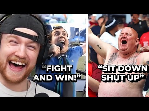 Canadian Reacts to "Cringe US Football Chants vs UK Chants"