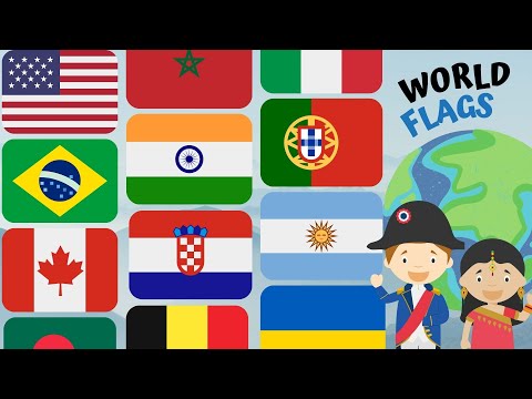 FLAGS of the World for Kids - Guess Country Flags Trivia Quiz