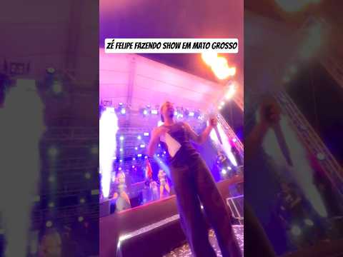 Zé Felipe realizando show em Porto Estrela, MT. #zefelipe | #shorts | #feedshorts