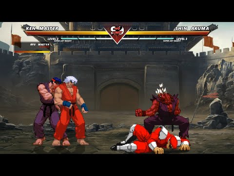 RYU MASTER/KEN MASTER vs SHIN AKUMA - The most epic fight ever made❗🔥