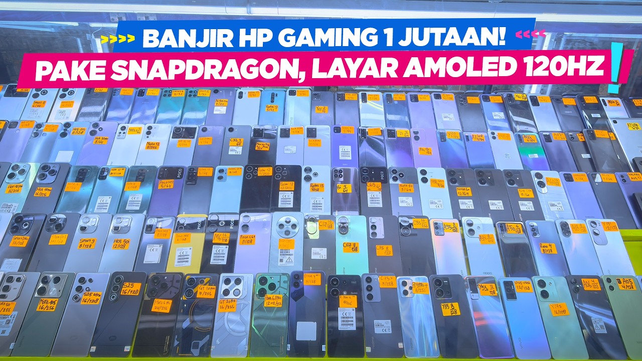 Cek Pasar Offline! HP GAMING MURAH Mulai 1 JUTAAN! realme 9 Pro, Infinix GT 30 Pro! #MarZoom 349