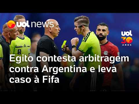 Egito protesta contra arbitragem de jogo com a Argentina e vai à Fifa