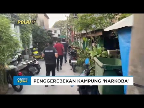 POLRES METRO JAKARTA UTARA GEREBEK KAMPUNG MUARA BAHARI