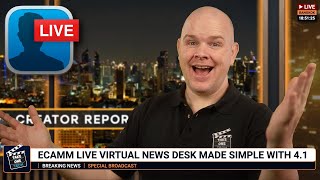 How to Build a News Show using Ecamm 4.1 & Green Screen!