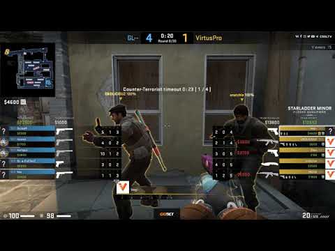 5 OT! GamerLegion vs Virtus.pro [MAP 2] - Starladder Major 2019 Europe Minor Closed Qualifier