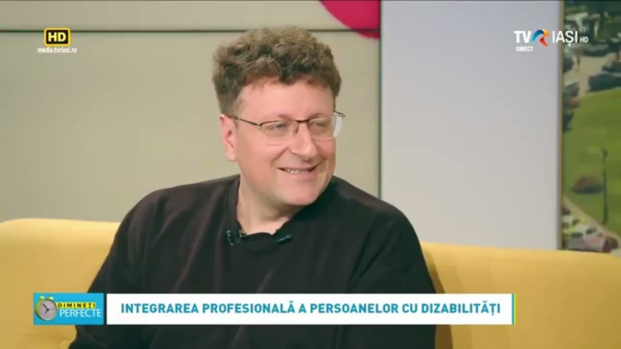 Sorin Baciu, CEO Uzinex, la TVR — academia gratuită pentru persoane cu dizabilități