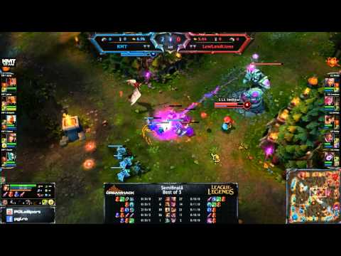 DreamHack Winter 2013 - LoL - Semifinal - KMT vs LowLandLions - Match #1