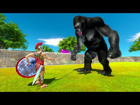 DARK GORO THE GIANT FOREST DEATH RUN   Animal Revolt Battle Simulator