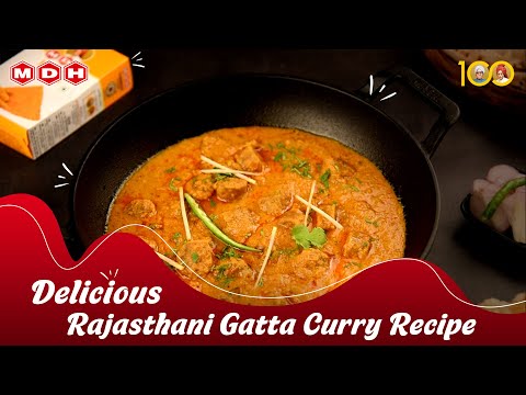 Delicious and yummy Rajasthani style Rajasthani Gatta Curry recipe by MDH spices