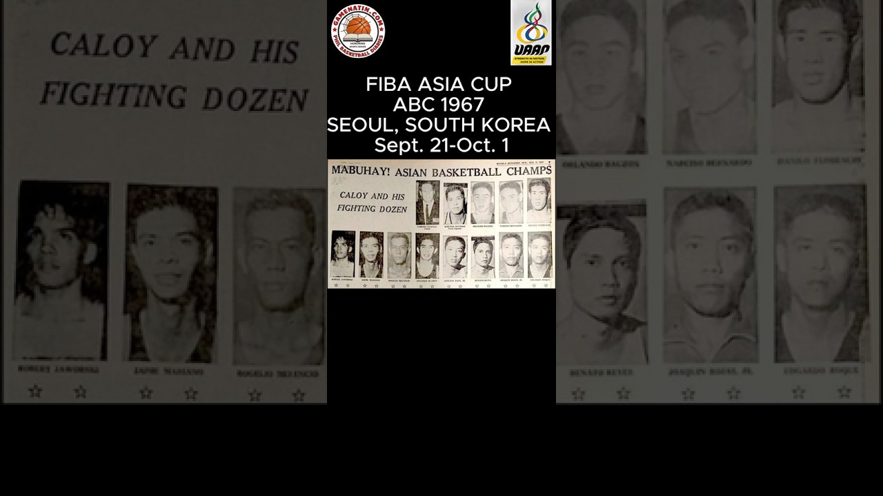 GameNatin.com's Classics - 1967 Philippine basketball team