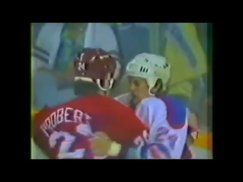 Red Wings - Oilers rough stuff 5/5/87