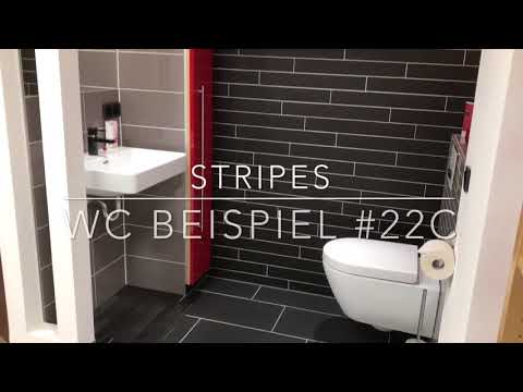GÄSTE WC mit Stipes - vom Fliesenleger