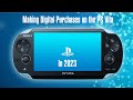 Buying Digital Content On The PS Vita In 2023