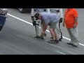 THROWBACK: Officials drain water from under Kansas Speedway