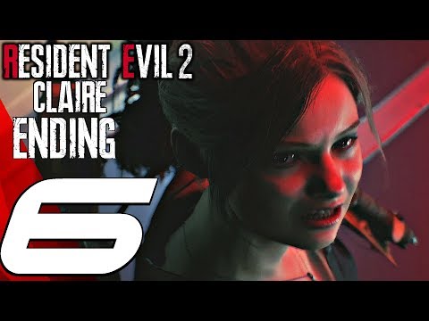 Resident Evil 2 Remake - Claire Walkthrough Part 6 - Ending & Final Boss Fight (Hardcore Mode)