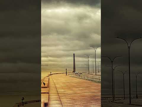 Memorias de una tormenta Rambla Francia y Colón Ciudad Vieja Montevideo Uruguay