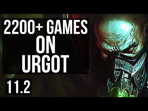 URGOT vs LUX (MID) | 2200+ games, 6/1/2, 1.3M mastery | EUW Master | v11.2