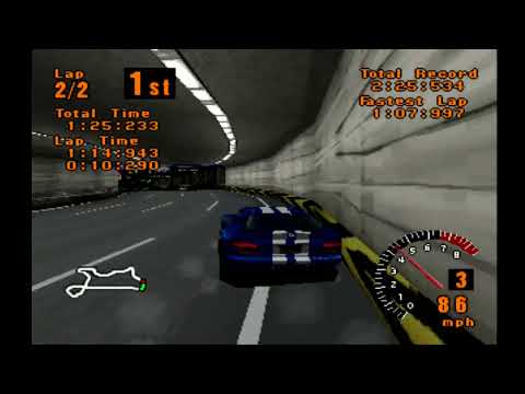 Gran Turismo 1 Arcade Race As Dodge Viper GTS '96 At Special Stage Route 5 #3