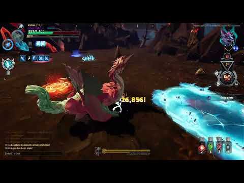 Dauntless Solo Heroic Blaze Escalation 51-90 TYRING HAMMER META BUILD