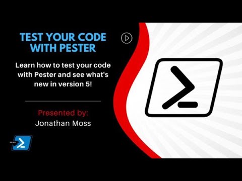 Pester v5: Unit Testing with Jonathan Moss