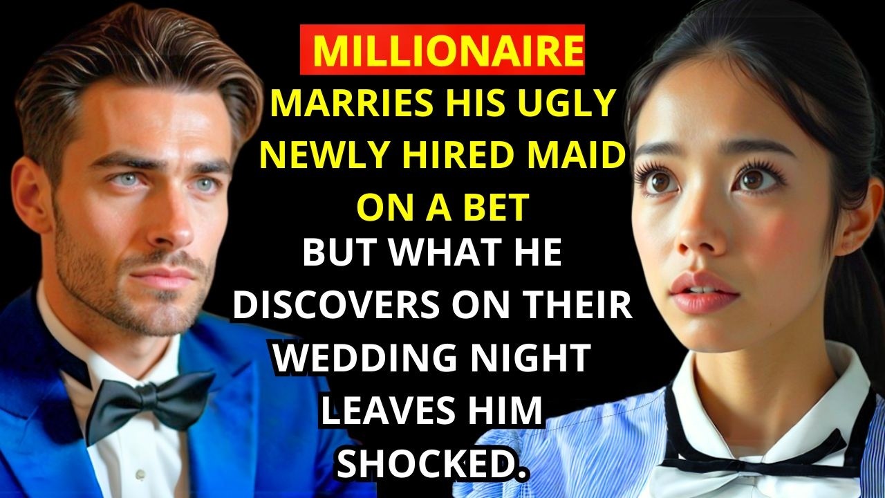 MILLIONAIRE MARRIES HIS NEWLY HIRED MAID ON A BET, BUT WHAT HE DISCOVERS ON HIS WEDDING NIGHT LEAVES