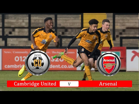 Match Of The Day - Cambridge United U16 V Arsnal u16 Fan Eye View