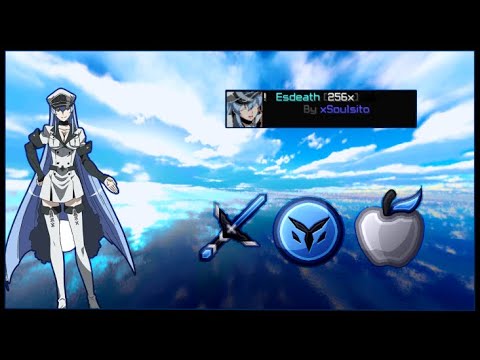 ULTIMATE BEDWARS PVP with ESDEATH from Akame Ga Kill in Minecraft 1.8.9! | EPIC DUELS