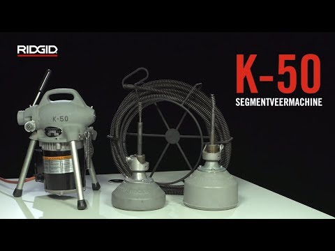 RIDGID K-50 segmentveermachine