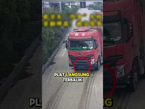 Kenapa plat truk ditutup ?🤔