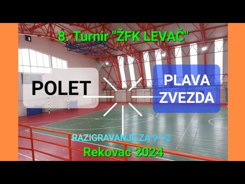 POLET BEOGRAD MOKA BELUŠIĆ-PLAVA ZVEZDA KRAGUJEVAC 1-4 8.TURNIR ŽFK LEVAČ REKOVAC 2024. 18.02.2024.
