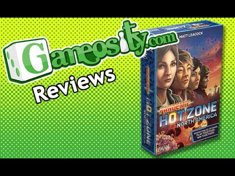 Gameosity Reviews Pandemic: Hot Zone – North America