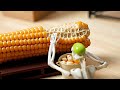 Small Popcorn Factory Stop Motion Cooking ASMR