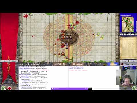 FUMBBL | Lizardmen (0-0-0) vs. Wood Elf (0-0-1) ([BBT8] Simple and Sturdy vs. 8|We Hate Beards)