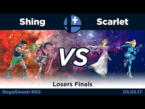 Rogasmash 60 - Shing (Little Mac / Shulk) vs Scarlet (Zelda / ZSS) - Losers Finals