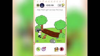 Brain Test All Star Level 69 |Help Them Get Across The Mud.| Walkthrough Solutions