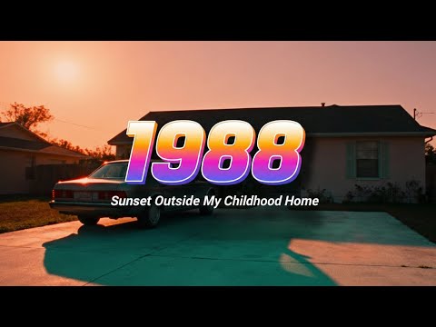 BACK TO 1988 — Sunset Outside My Childhood Home // 80s Childhood Vaporwave Chillsynth Mix