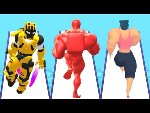 FULL METAL 3D vs MUSCLE RUSH vs WEIGHT RUNNER 3D - Triple Game