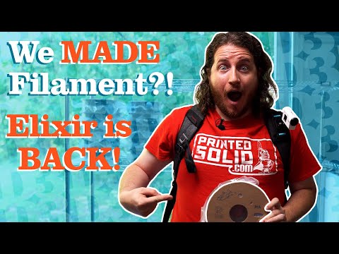 Making CUSTOM FILAMENT at Printed Solid! JESSIE'S ELIXIR!!!
