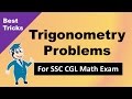 SSC CGL Trigonometry - Scoring part of Tier 1 and 2 Exam