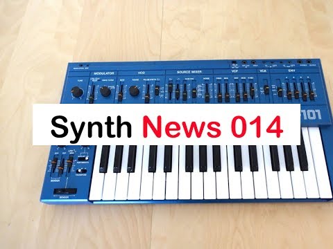 Synth News 014: Roland SH-101 Boutique!?, Moog Minitaur Update, Sylenth1  & More