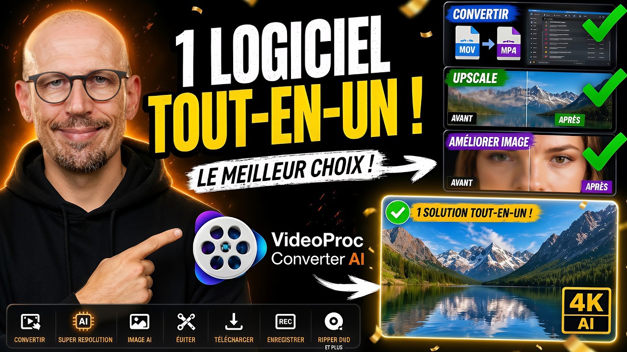 J’ai testé VideoProc Converter AI : un seul logiciel pour convertir, upscale et améliorer ?