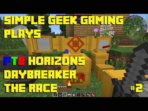 Let's Play FTB Horizons: Daybreaker, Ep.2: Flaxbeards and Starting Automation