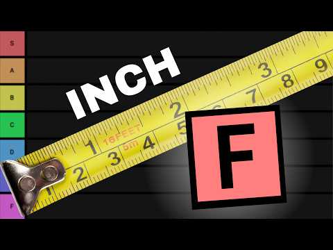 Tier List of the DISASTROUS US Measuring System