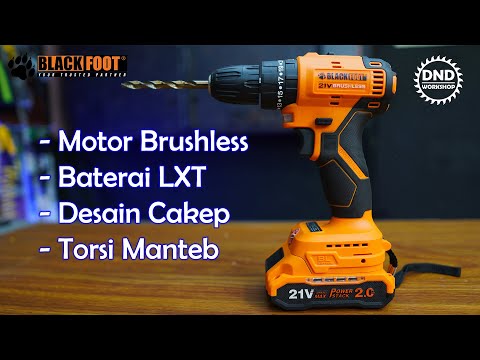 Bor Cordless Brushless dengan Baterai LXT Terbaik Saat Ini - Blackfoot 21V Cordless Impact Drill