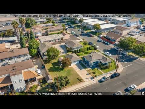 Priced at $2,450,000 - 7071 Wyoming Street, Westminster, CA 92683