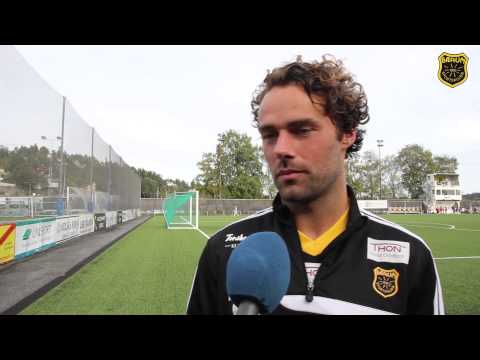 Markegaard etter kampen mot Skarbøvik