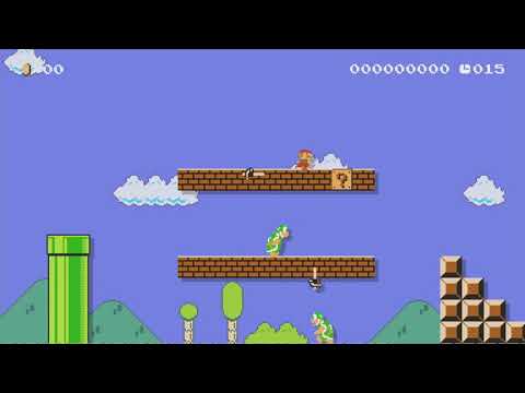 SMB1 8-3 twenty second speedrun by chess_w_c - Super Mario Maker - No Commentary 1bq